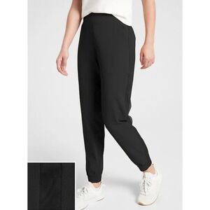 Athleta Brooklyn Jogger Black Lightweight Travel Pants 0